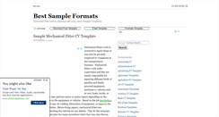 Desktop Screenshot of bestsampletemplates.com